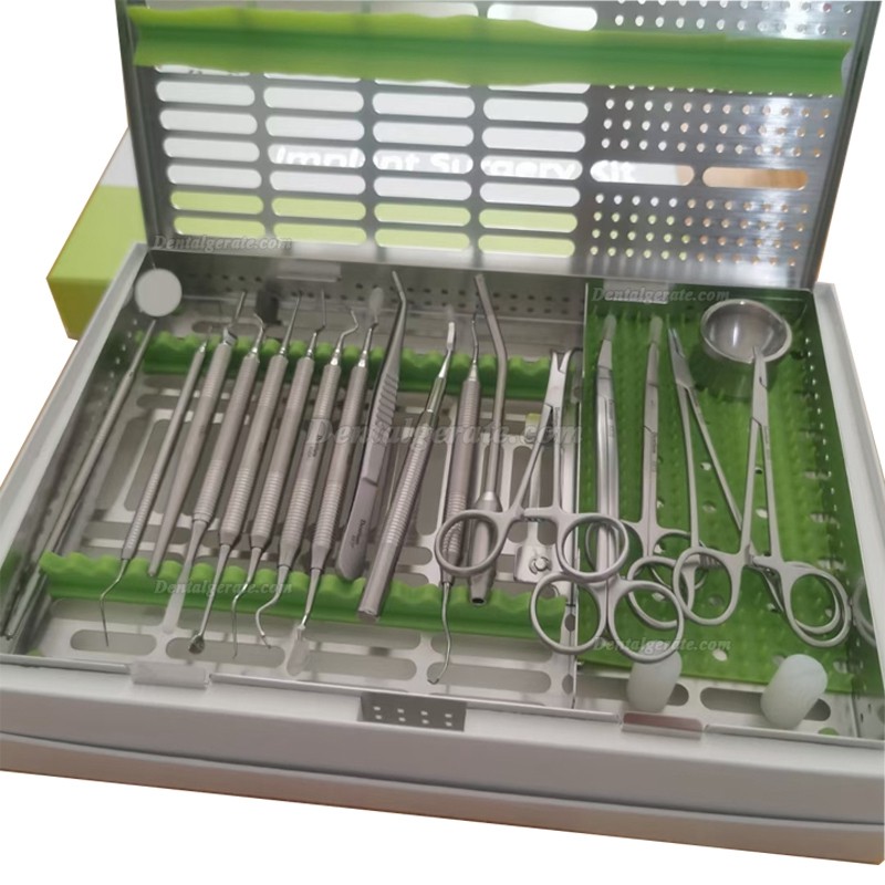 Dentium Oralchirurgie Kit 18-teiliges Zahnimplantat Chirurgie Set Basis Instrumentenset